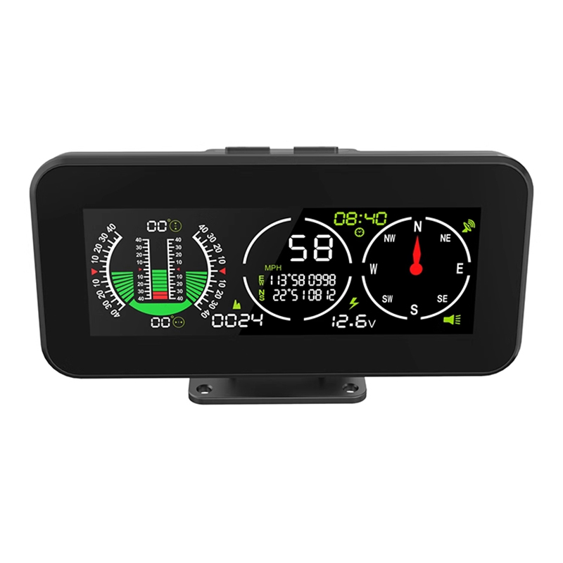 Car Hud Head Up Display Gps - Car slope meter Car off-road balance