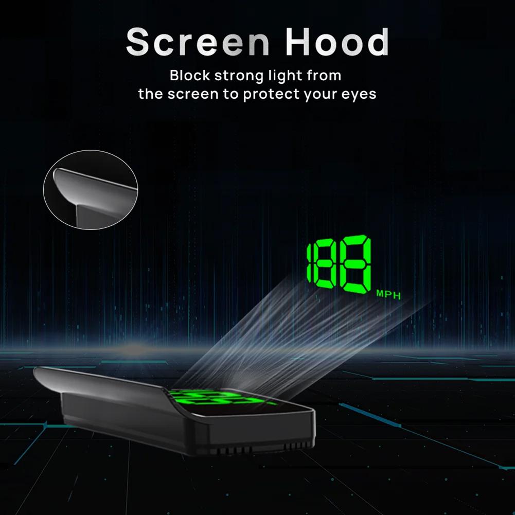 Car Hud Head Up Display Gps - Car HUD Head Up Display MPH