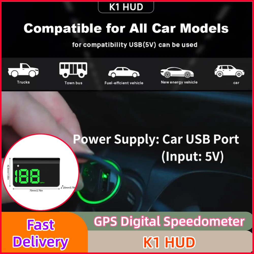 Car Hud Head Up Display Gps - K1 HUD Head-up Display Car GPS