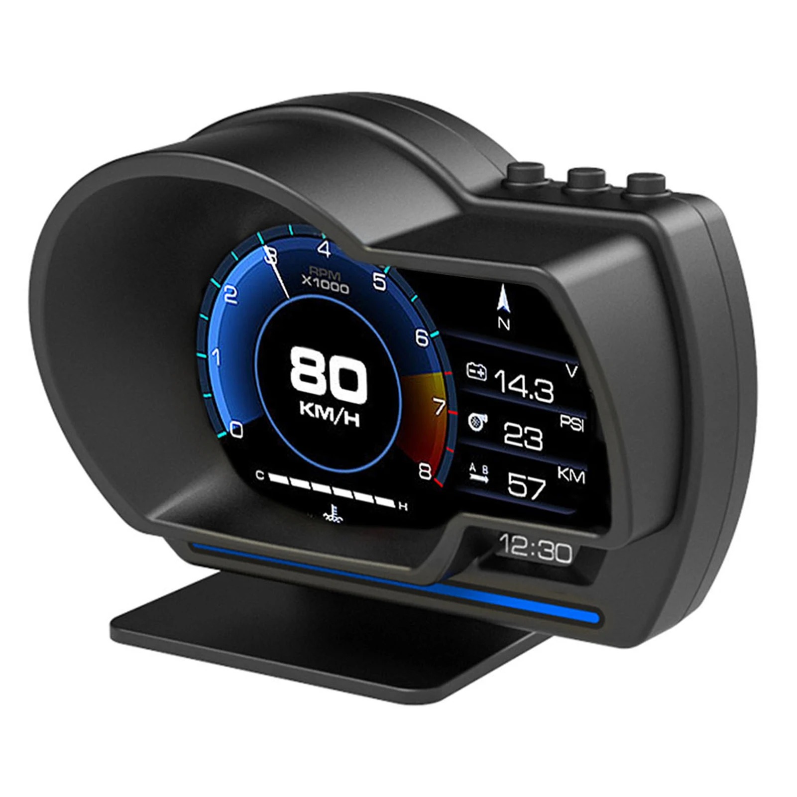 Multifunctional Universal Car  - Hud Obd2 Multi Function Alarm ulasan dan harga
