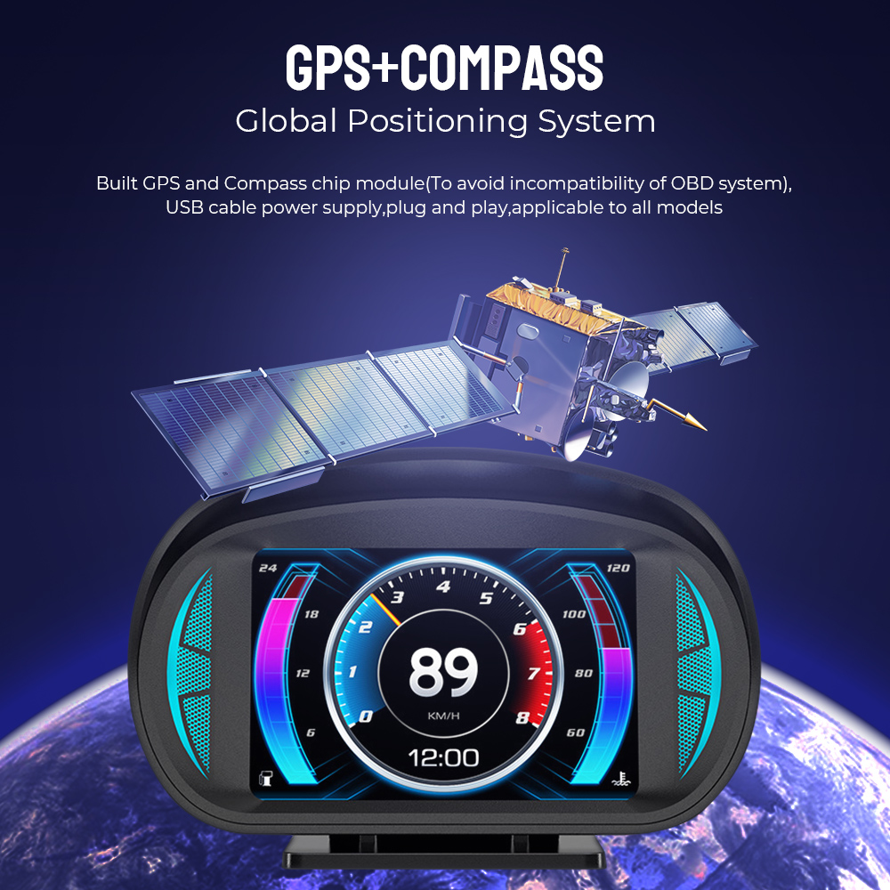 P2 OBD2 HUD Car Head Up Displa - Car Hud Head Up Display Gps ulasan dan harga