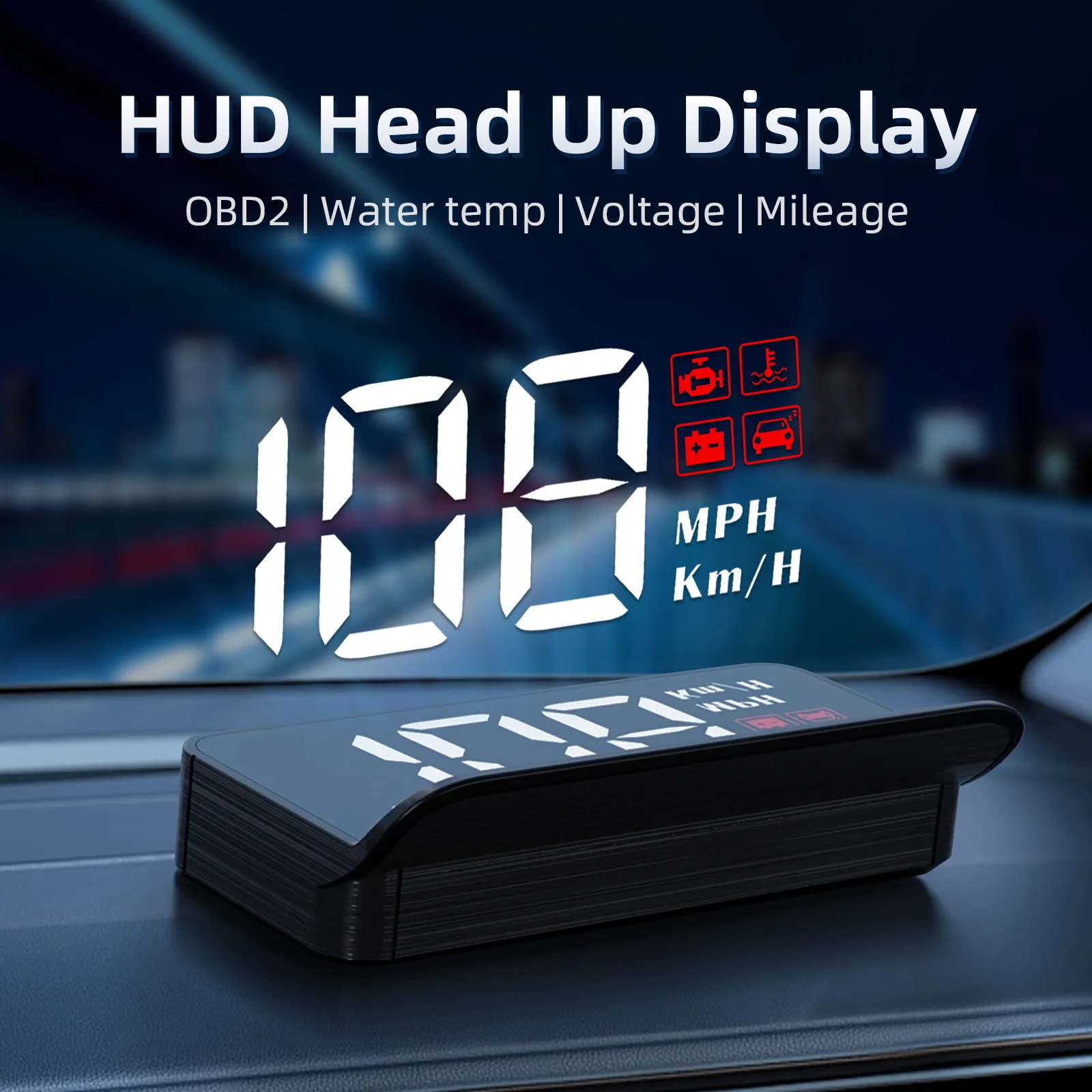 M3 Head Up Display, OBD2 HUD C - Obd2 Hud Speedometer Projector ulasan dan harga