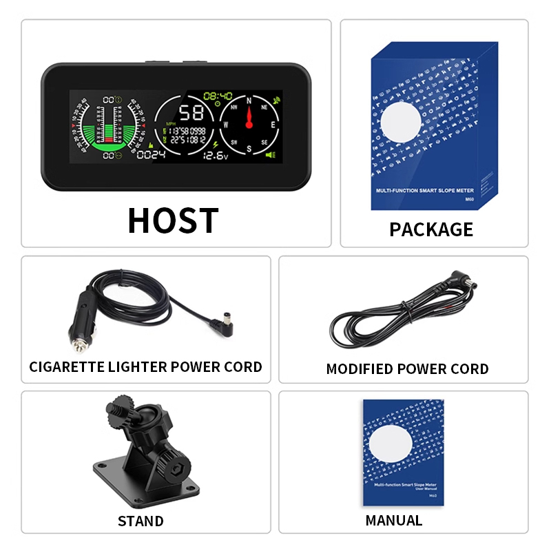 Car slope meter Car off-road b - Car Hud Head Up Display Gps ulasan dan harga