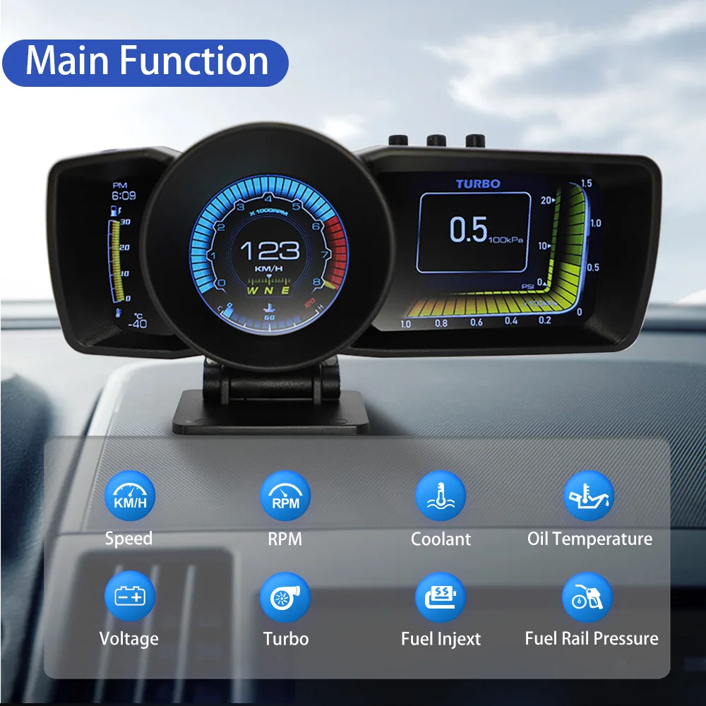 2021 Newest Car HUD OBD2+GPS M - Hud Obd2 Multi Function Alarm ulasan dan harga