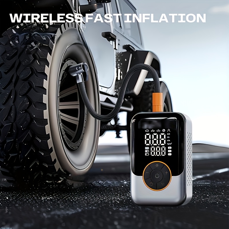 Portable Tire Inflator Air Com - Hud Display With Tire Pressure ulasan dan harga