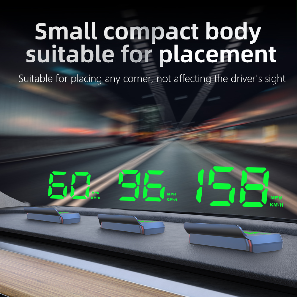 GPS Digital Speedometer HUD He - Car Hud Head Up Display Gps ulasan dan harga
