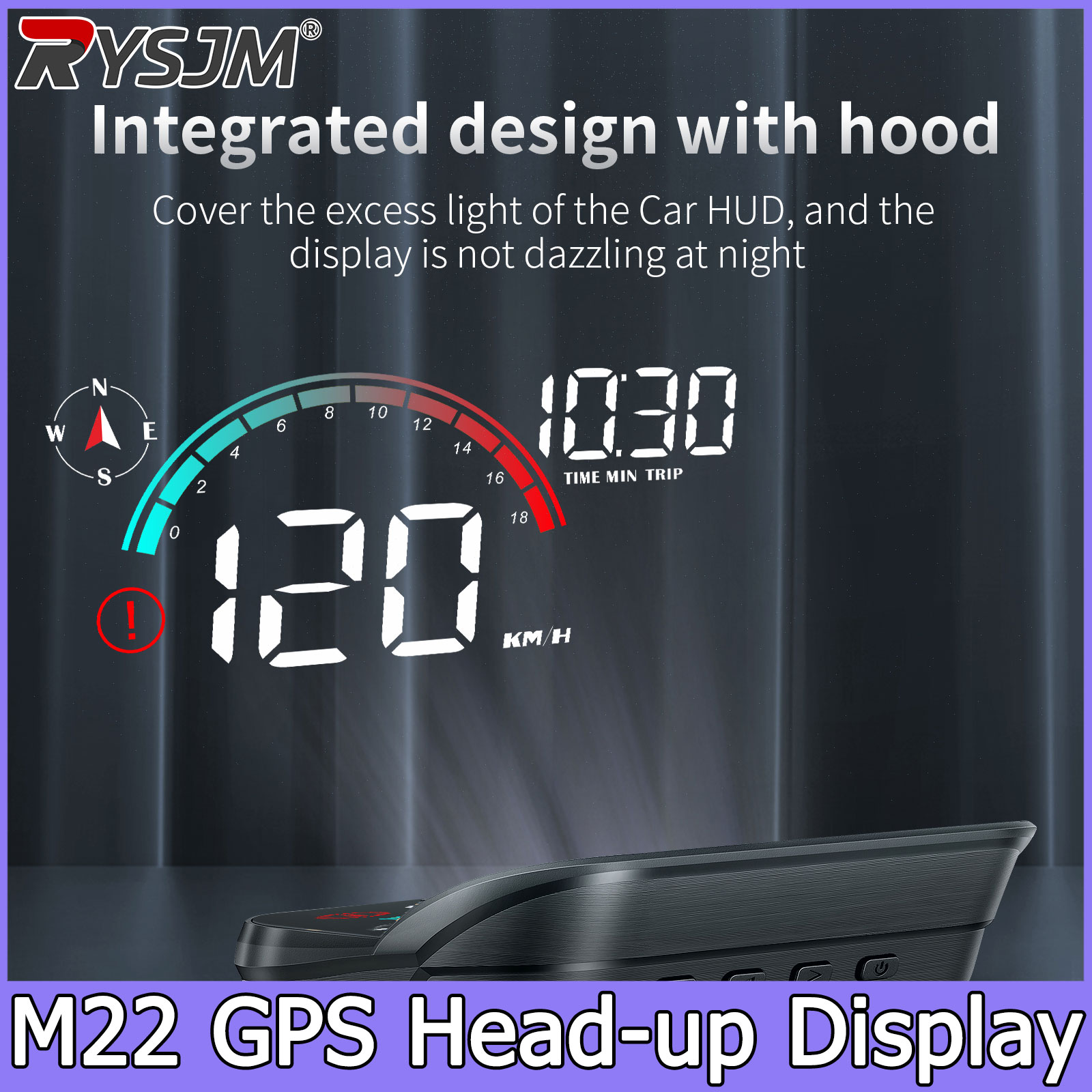 M22 GPS HUD Universal Digital  - Hud Speedometer Digital Universal ulasan dan harga
