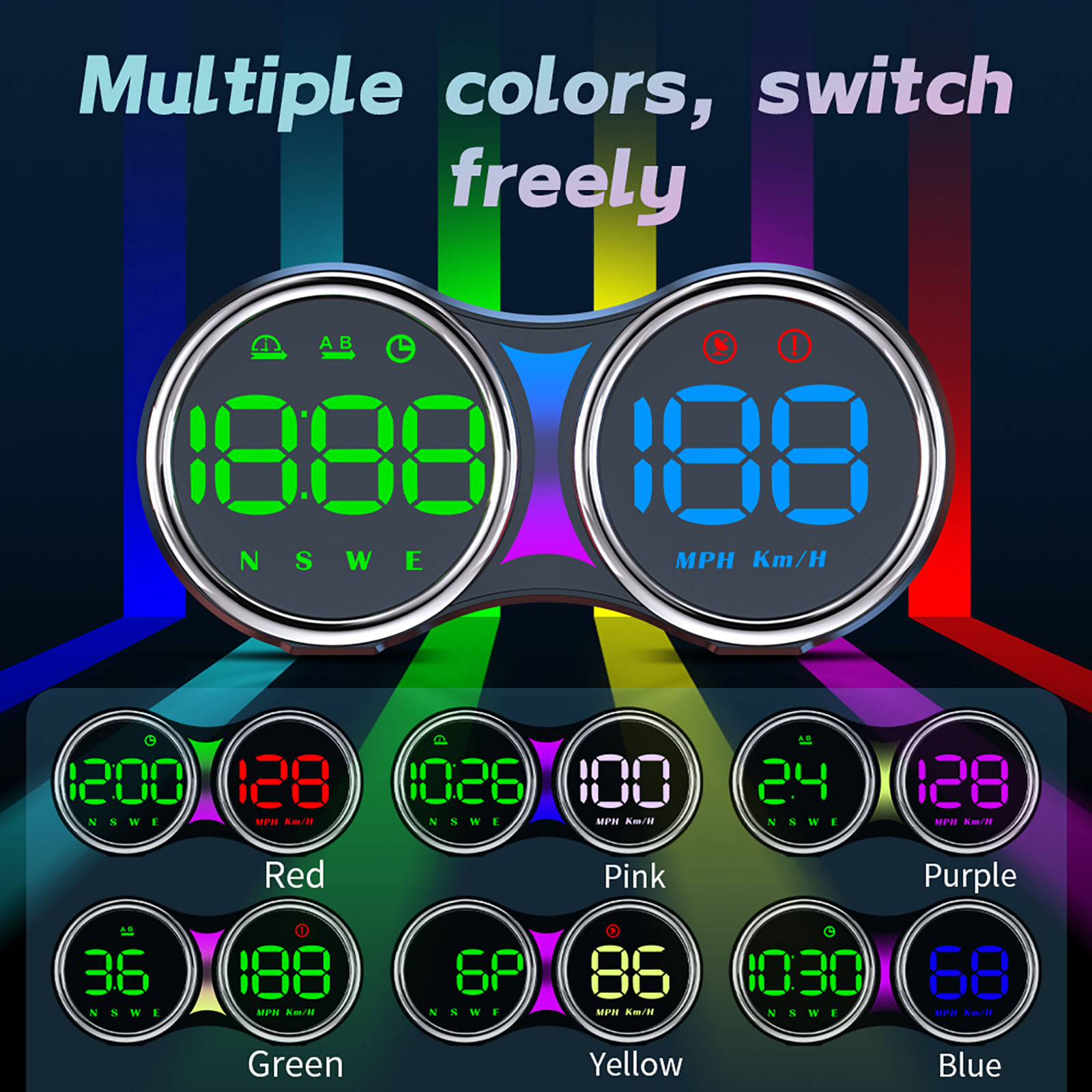 G27 Car HUD GPS Speedometer He - Car Heads Up Display Navigation ulasan dan harga