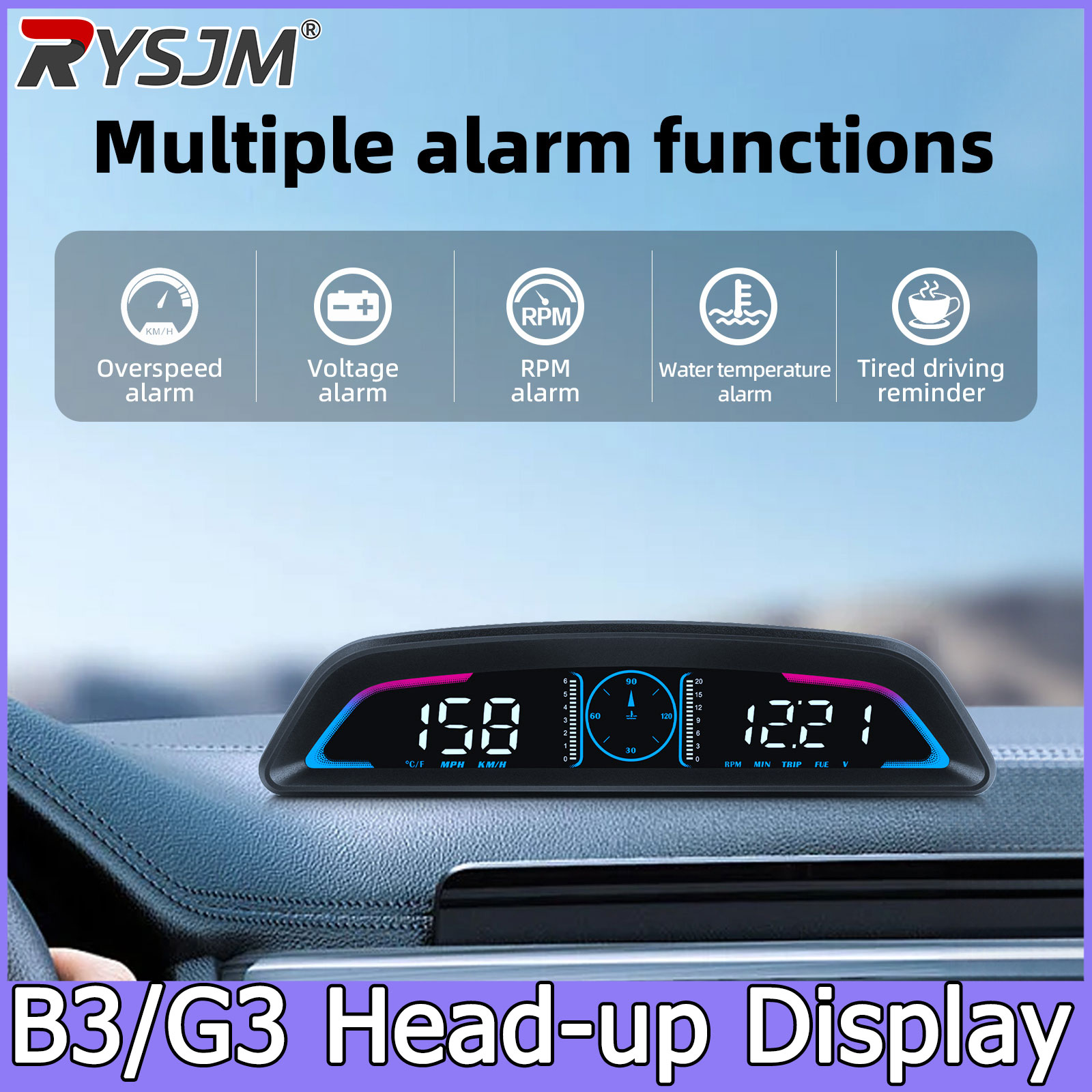 G3 GPS / B3 OBD HUD Digital Ca - Car Hud Head Up Display Gps ulasan dan harga