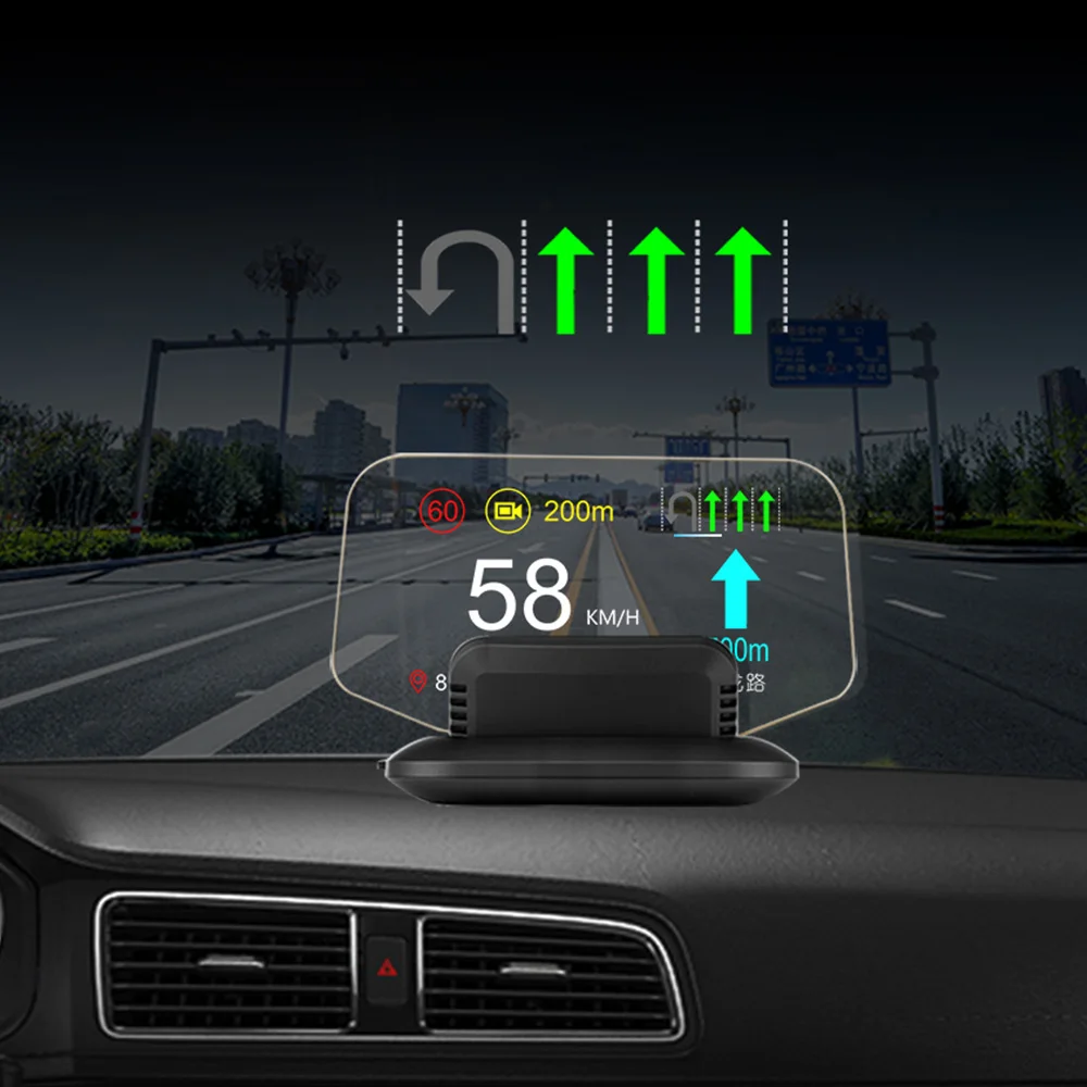 HUD C1 Navigation Head Up Disp - Car Heads Up Display Navigation ulasan dan harga