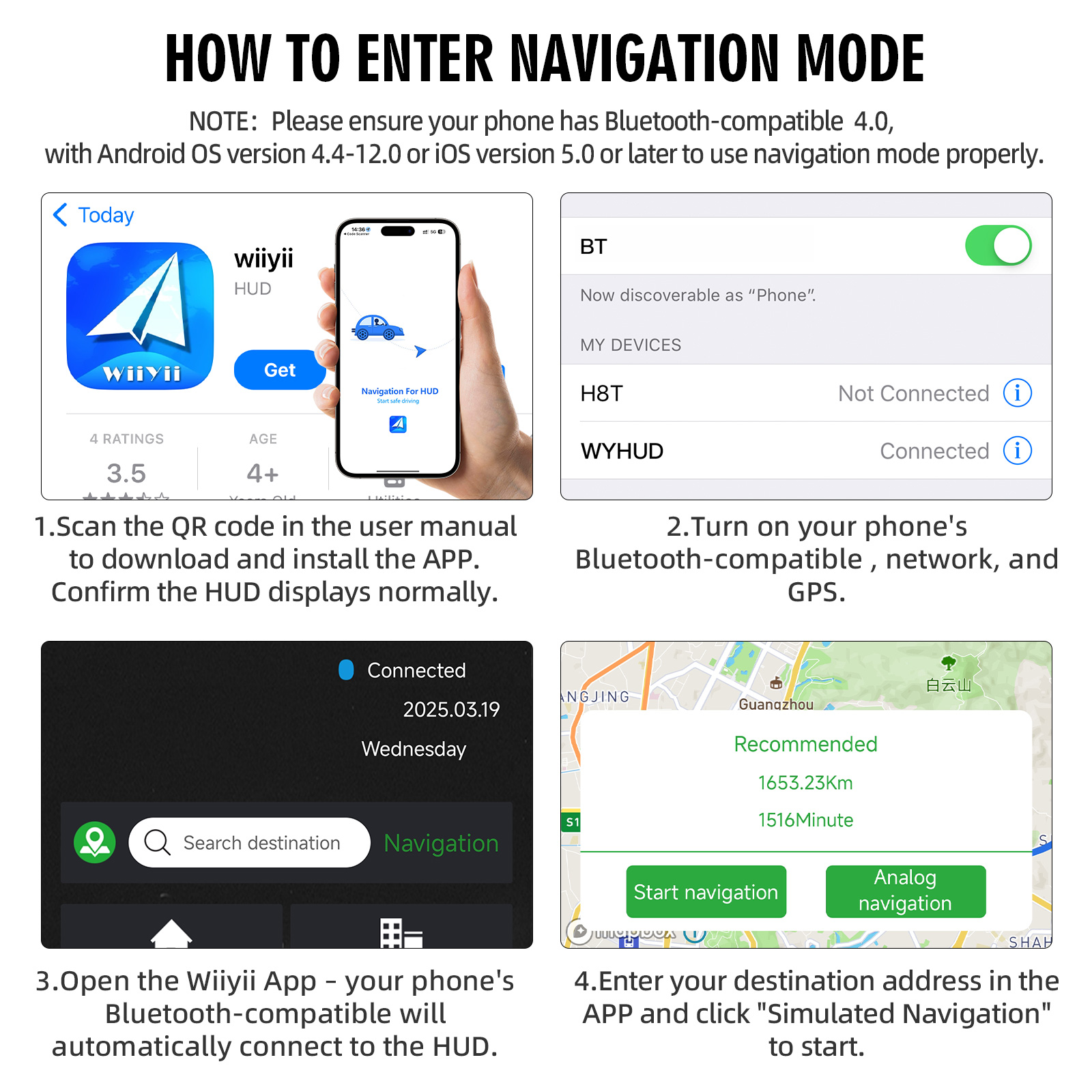 HUD C1 Navigation Head Up Disp - Car Heads Up Display Navigation ulasan dan harga