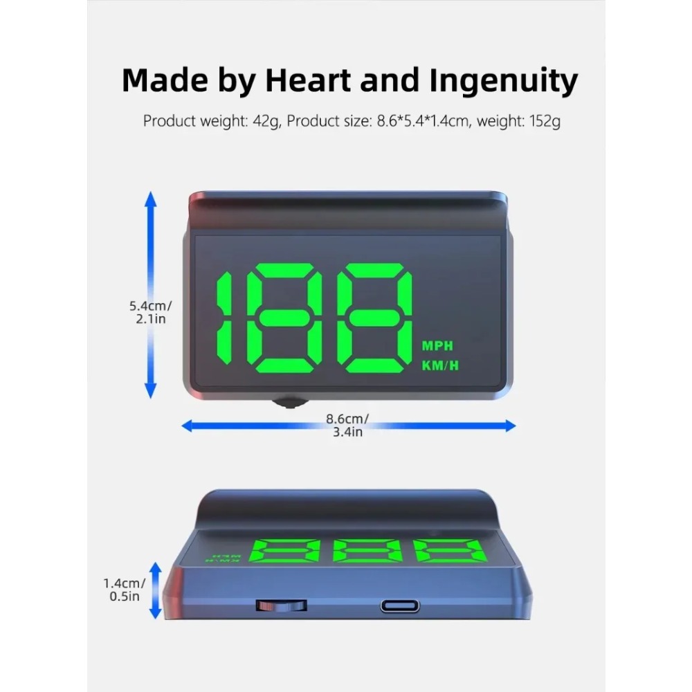 W2 Head Up Display Hood Automo - Car Hud Head Up Display Gps ulasan dan harga