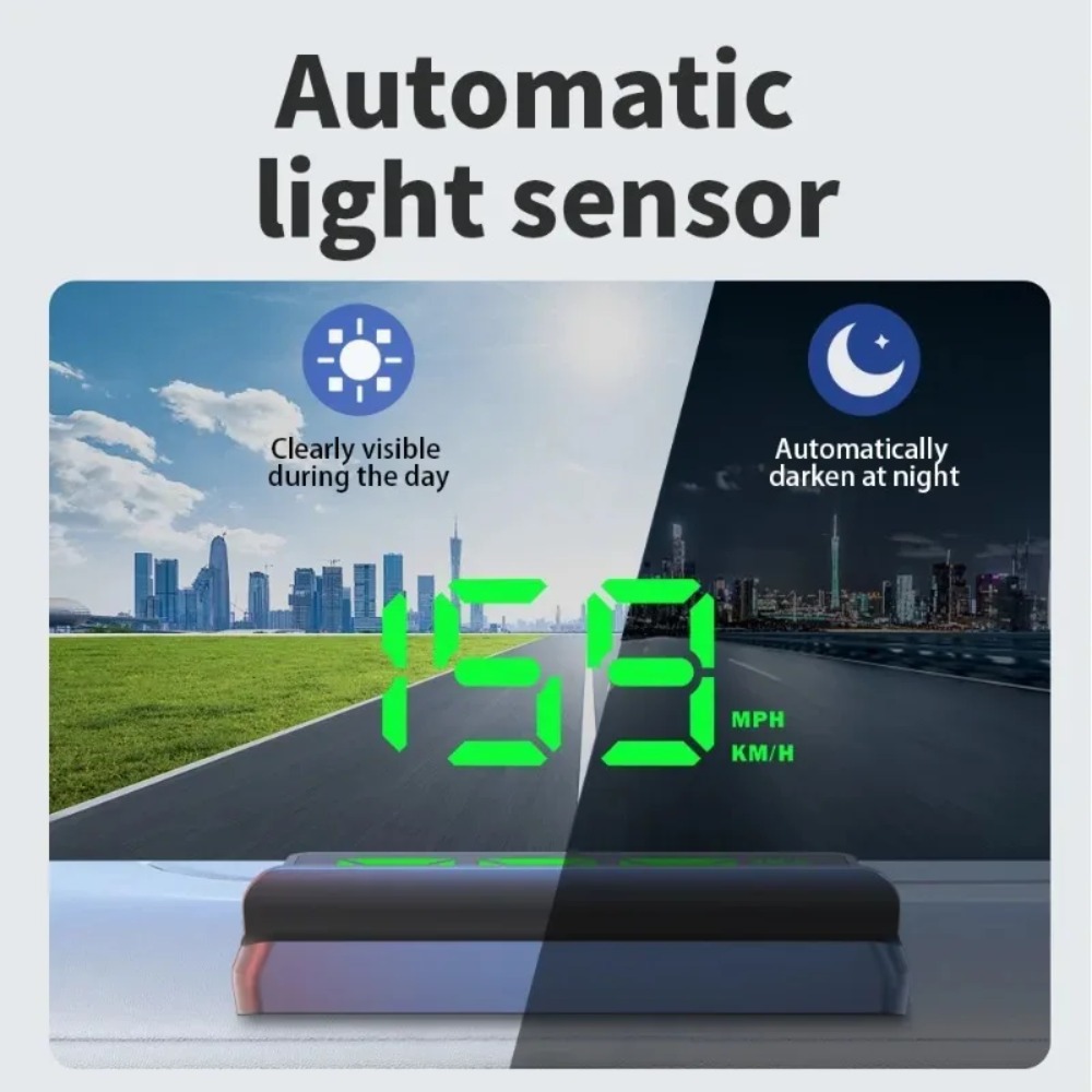 W2 Head Up Display Hood Automo - Car Hud Head Up Display Gps ulasan dan harga