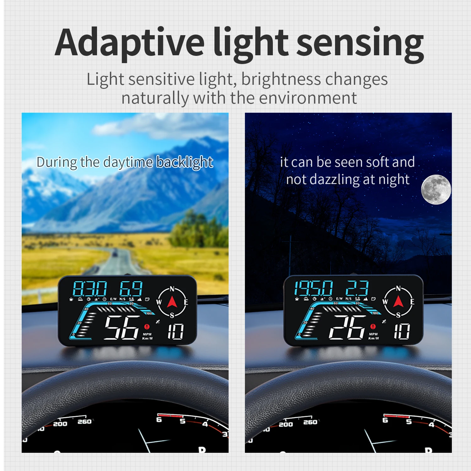 New G12 USB Plug Play GPS Head - Car Hud Head Up Display Gps ulasan dan harga