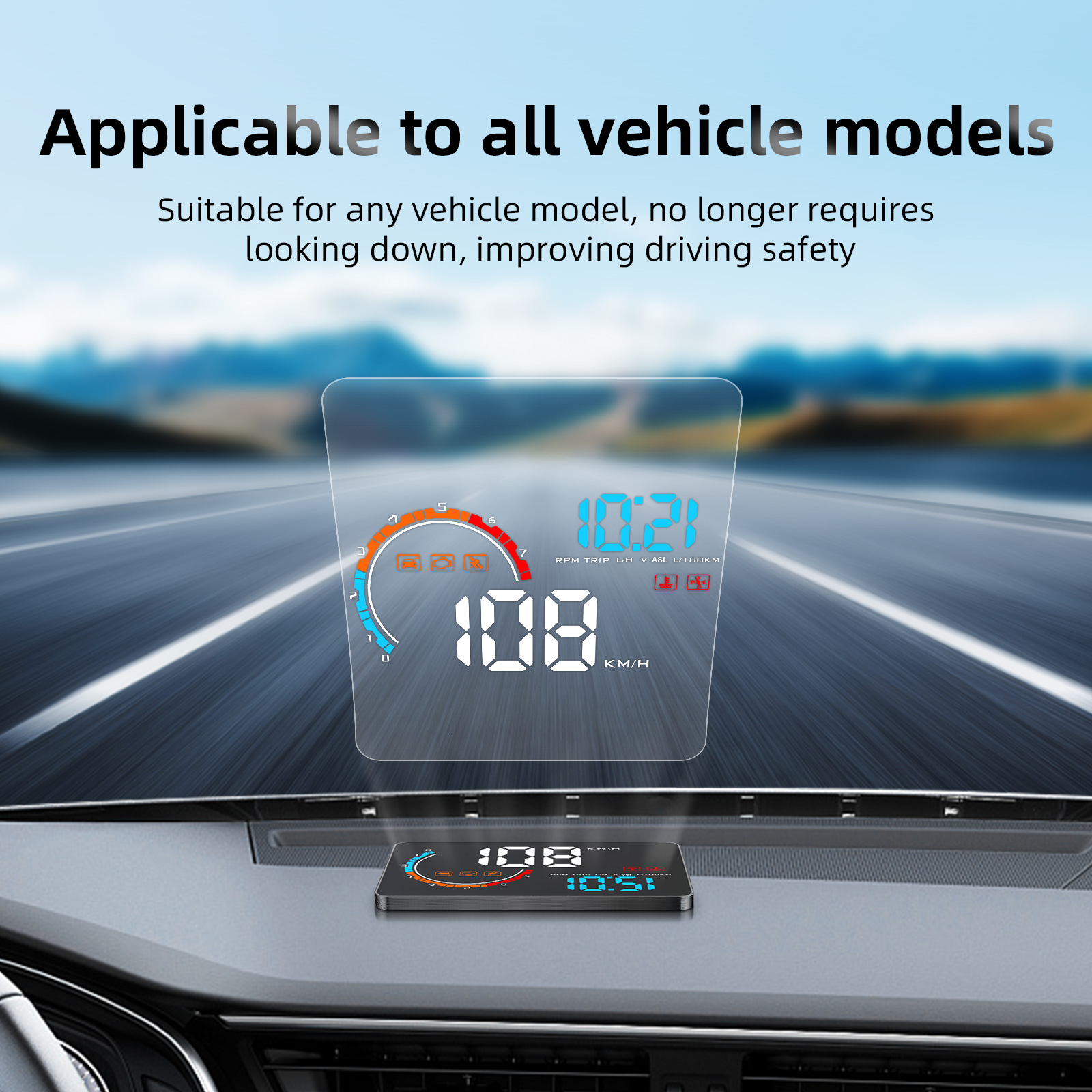 Car HUD Reflective Film Head U - Hud Reflection Film Windshield ulasan dan harga