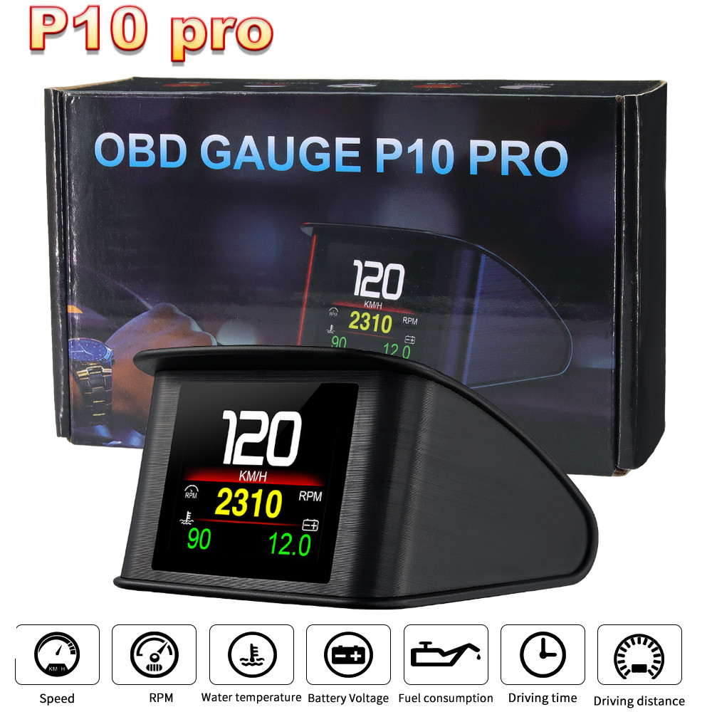 HD P10-PRO OBD2 HUD Car Head U - Obd2 Hud Speedometer Projector ulasan dan harga