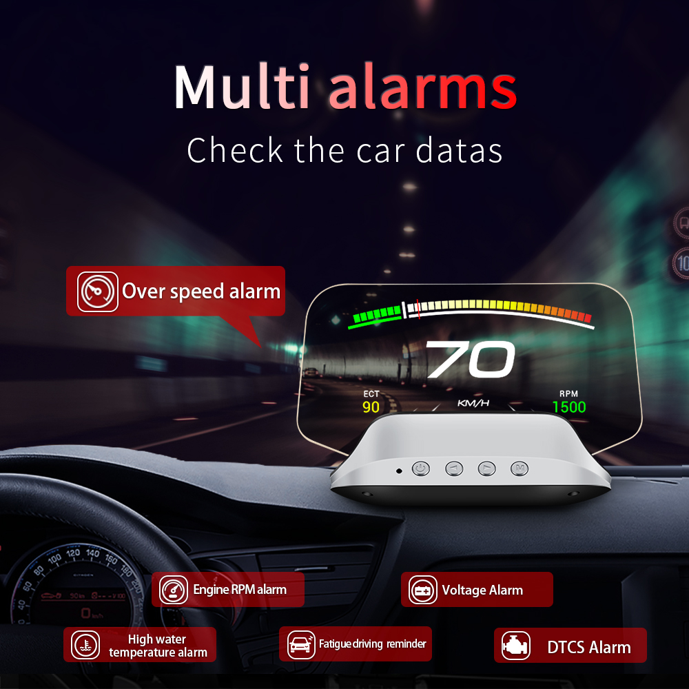 C3 Navigation GPS+OBD2 HUD Car - Car Heads Up Display Navigation ulasan dan harga