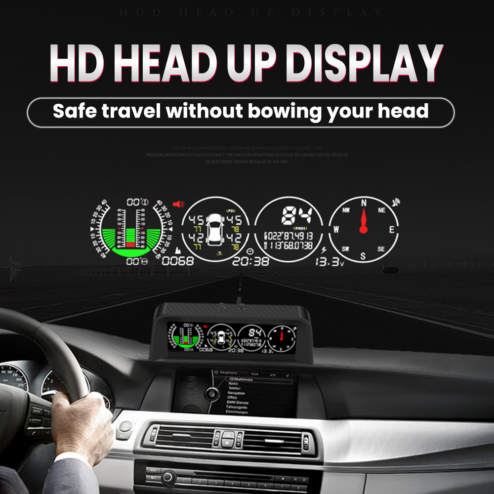 X91-WZ GPS TPMS Tire Monitor I - Car Heads Up Display Navigation ulasan dan harga