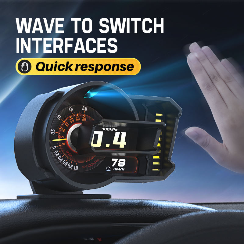 OBD2+GPS HUD Head Up Display G - Hud Obd2 Multi Function Alarm ulasan dan harga