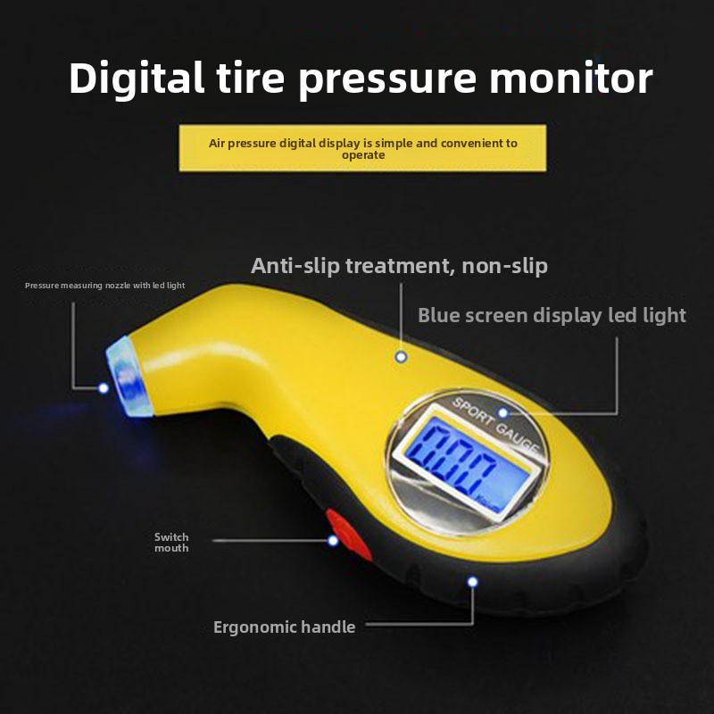 Digital Tire Pressure Gauge LC - Hud Display With Tire Pressure ulasan dan harga