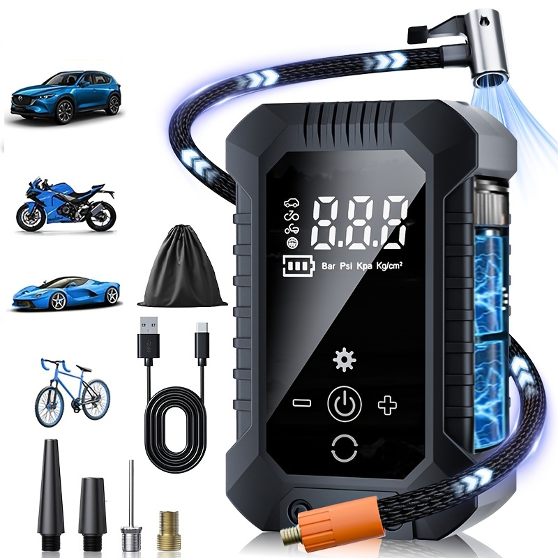 Wireless Portable Tire Inflato - Hud Display With Tire Pressure ulasan dan harga